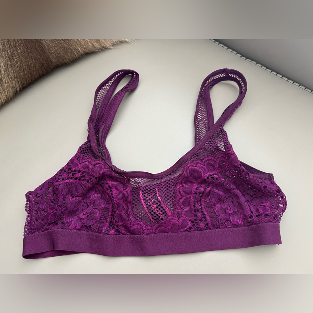 La SENZA Deep Purple Lace Bralette